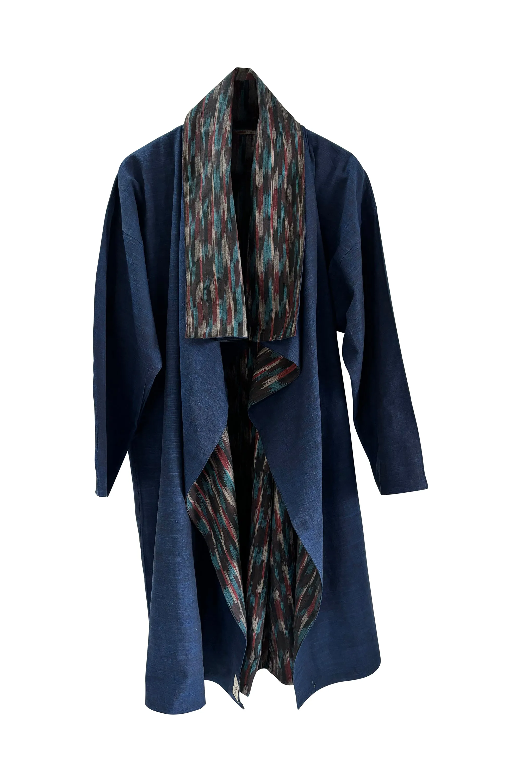 NEW! Reversible Cotton Coat Ikat No.06