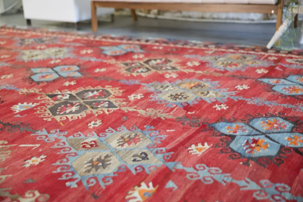 Old Sivas Sarkisla Kilim Rug