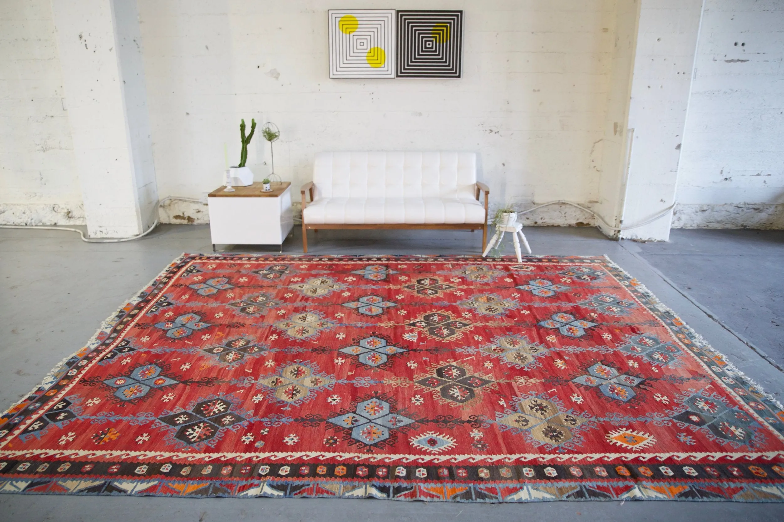 Old Sivas Sarkisla Kilim Rug
