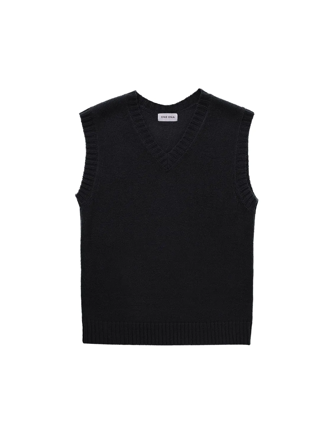Olsen Sweater Vest Black
