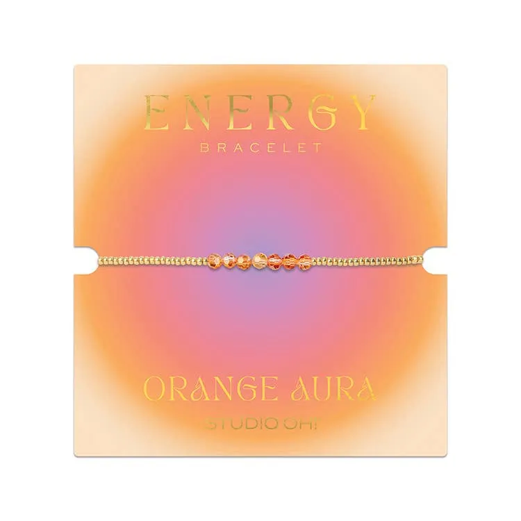 Orange Aura Energy Bracelet
