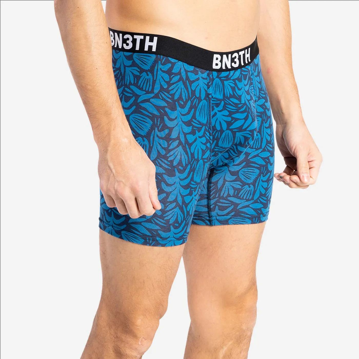 Outset Boxer Brief - Abstract Tropical Navy