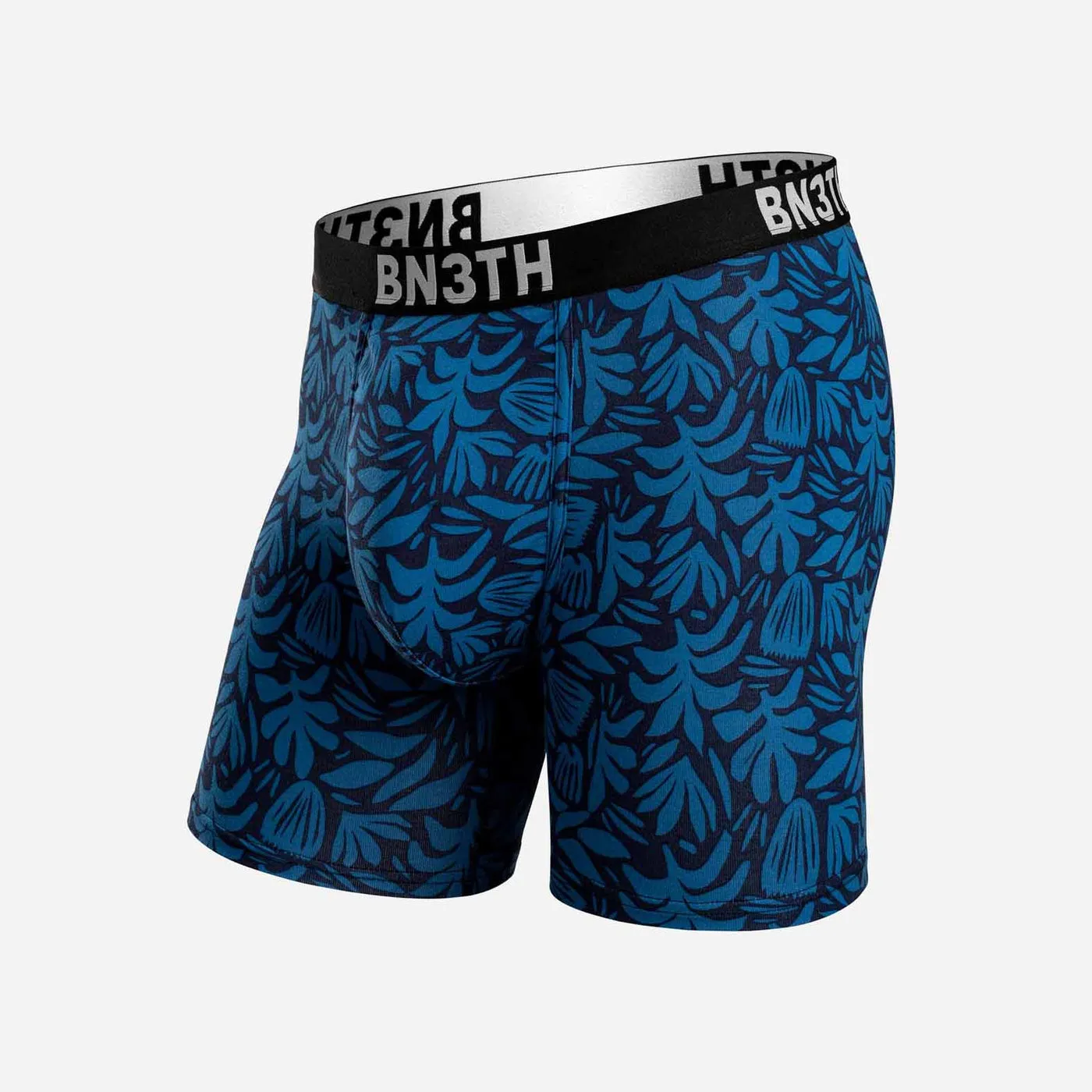 Outset Boxer Brief - Abstract Tropical Navy