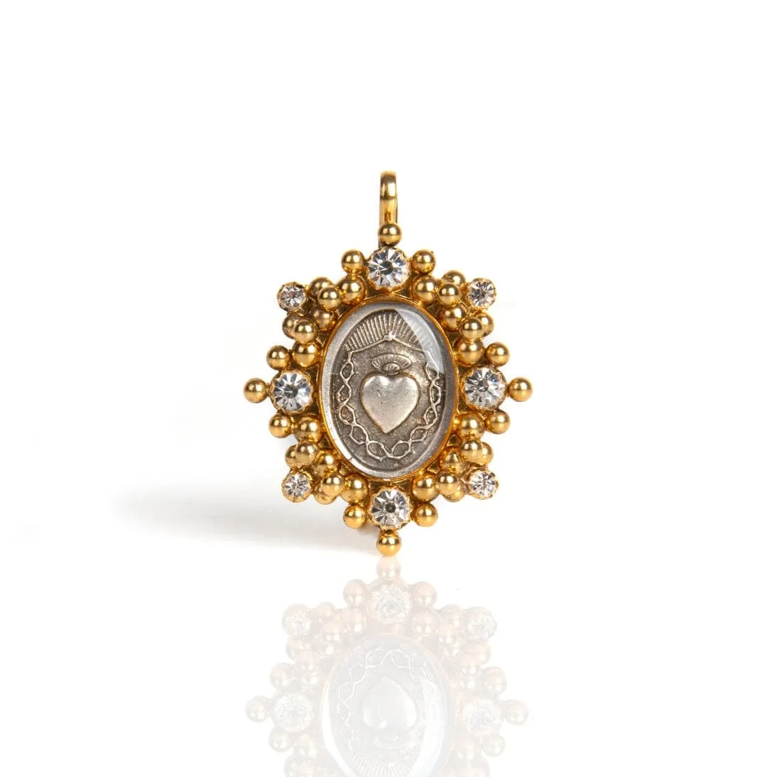 Oval Cloister Sacred Heart Medallion