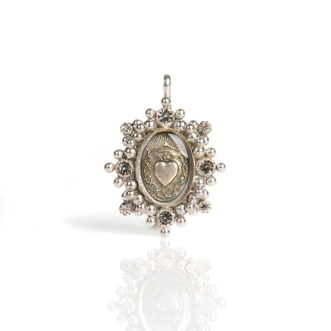 Oval Cloister Sacred Heart Medallion