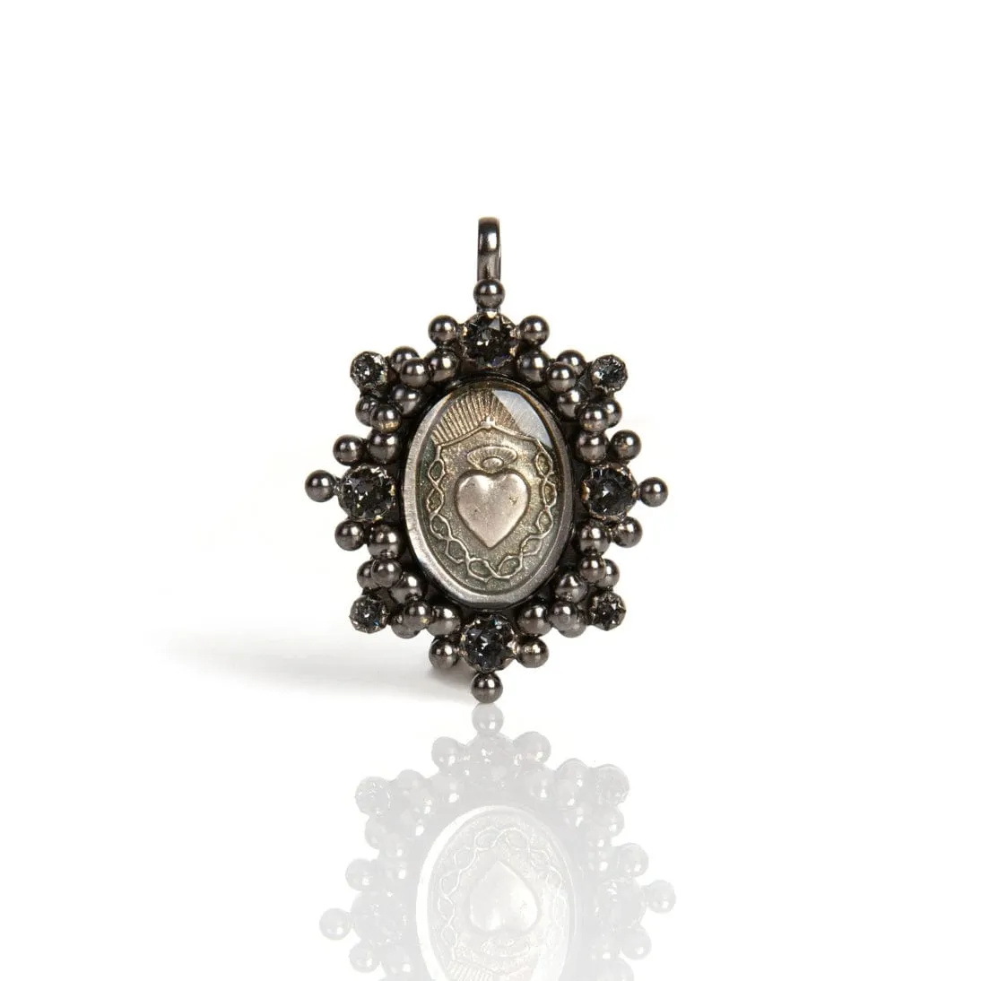 Oval Cloister Sacred Heart Medallion