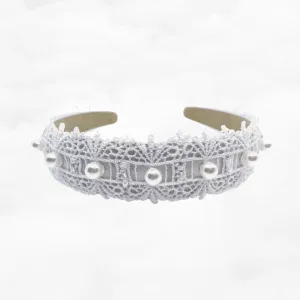 Pearl Crown Bridal Headband