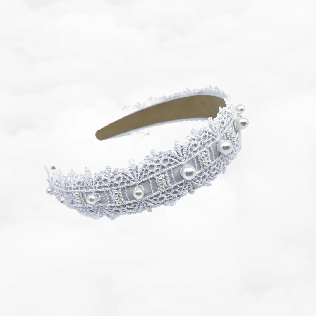 Pearl Crown Bridal Headband