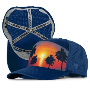 Performance Snapback | Sunset Citrus | Dark Blue PreOrder