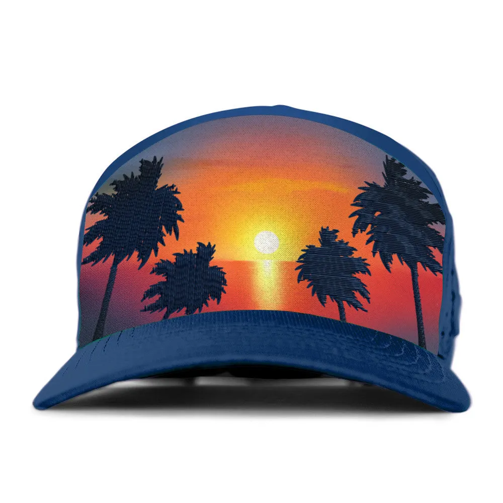 Performance Snapback | Sunset Citrus | Dark Blue PreOrder