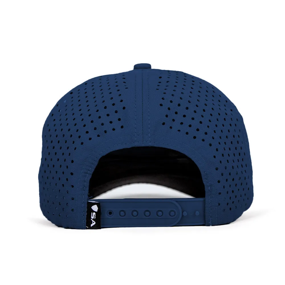 Performance Snapback | Sunset Citrus | Dark Blue PreOrder