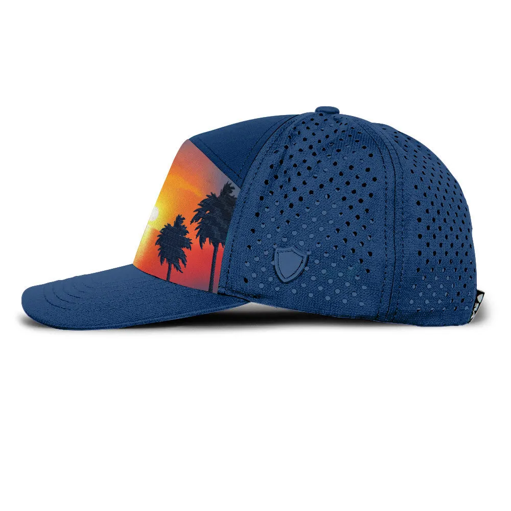 Performance Snapback | Sunset Citrus | Dark Blue PreOrder