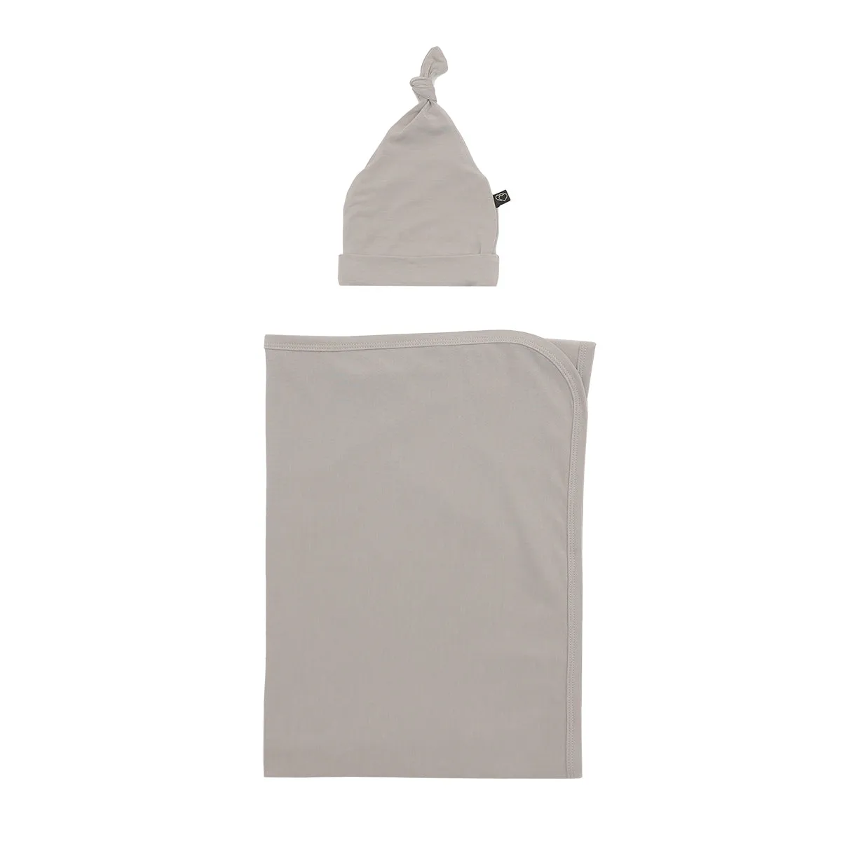 Pewter Swaddle Beanie Set