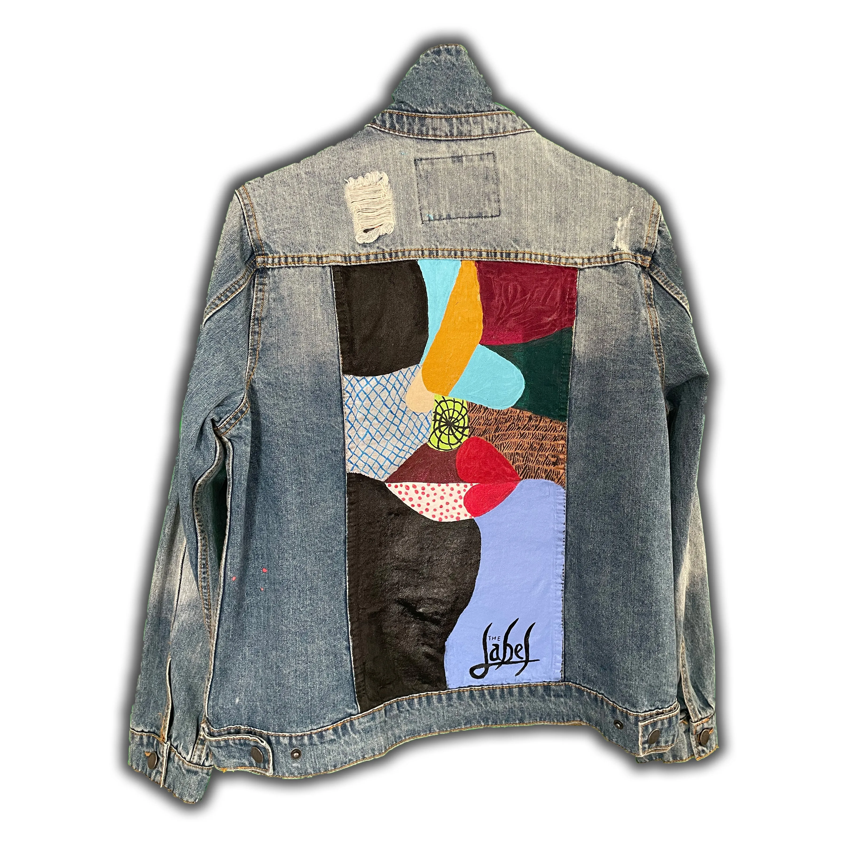 Picasso's Faces - Hand-Painted Denim Jacket