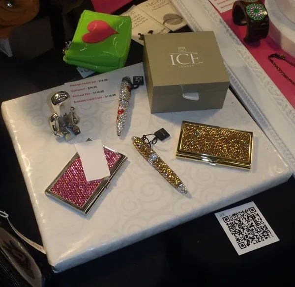 Pink Princess Business Card Case