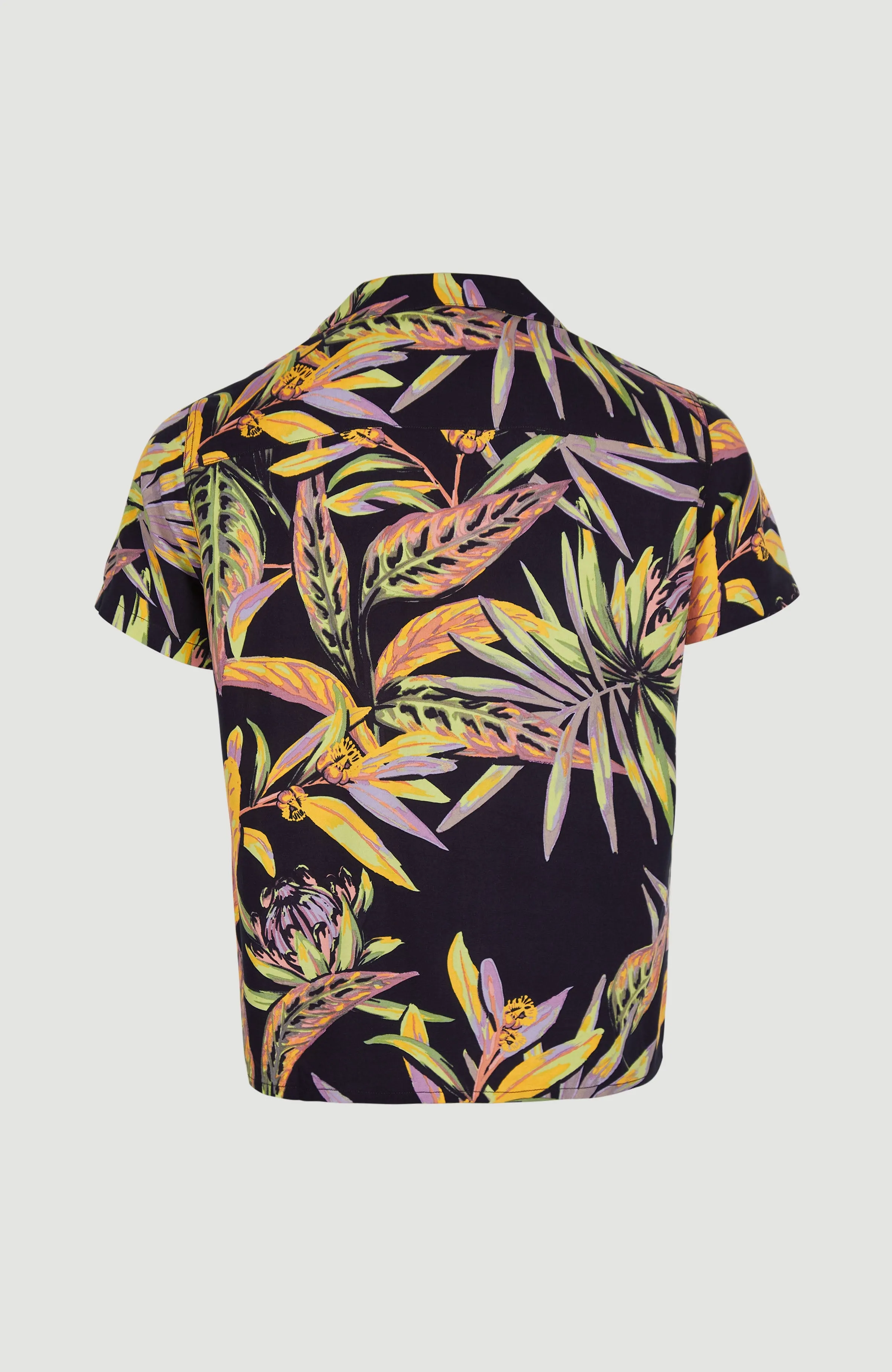 Print-Shirt | Black Tropical Flower