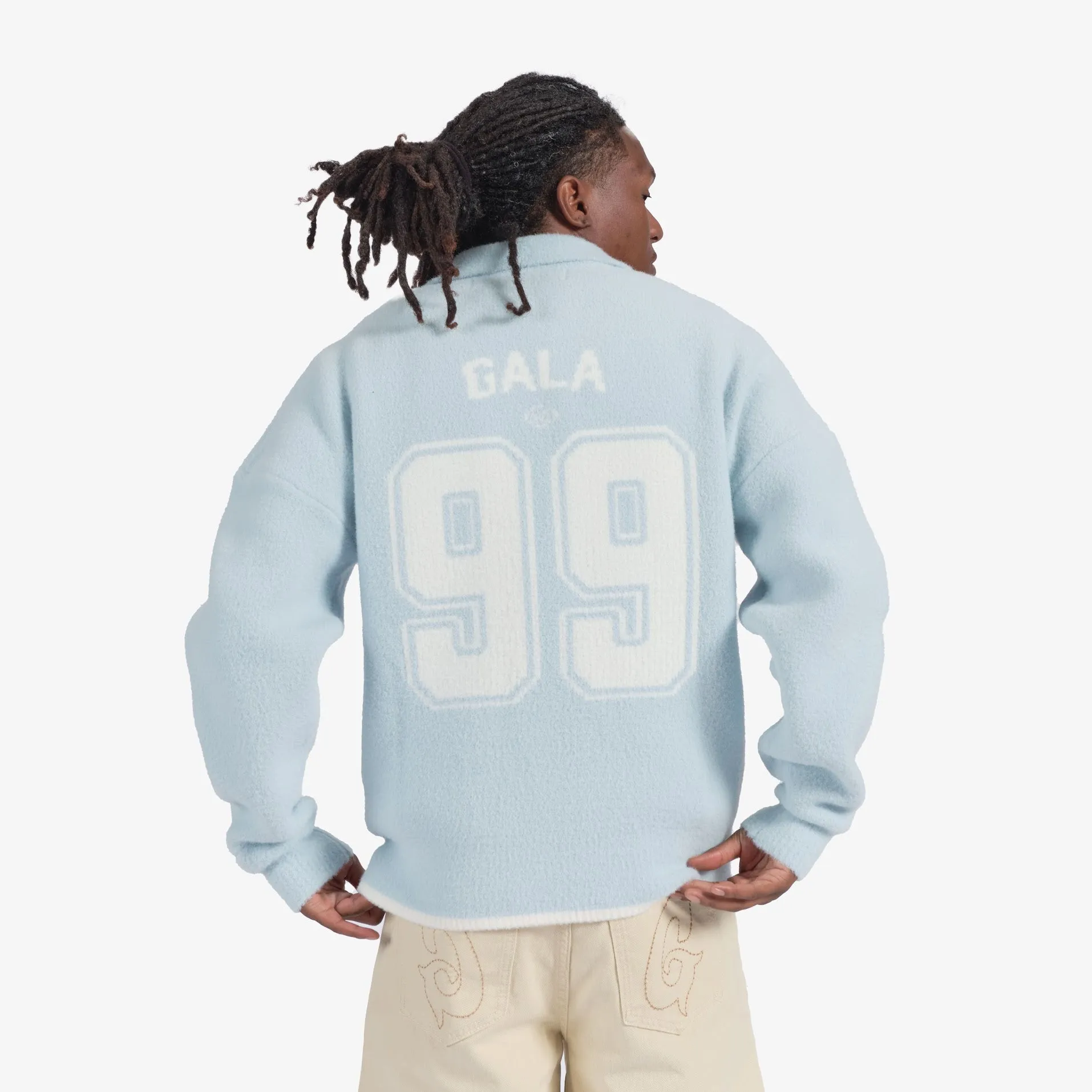 "M.O.B." Mohair Sweater (light sky blue)