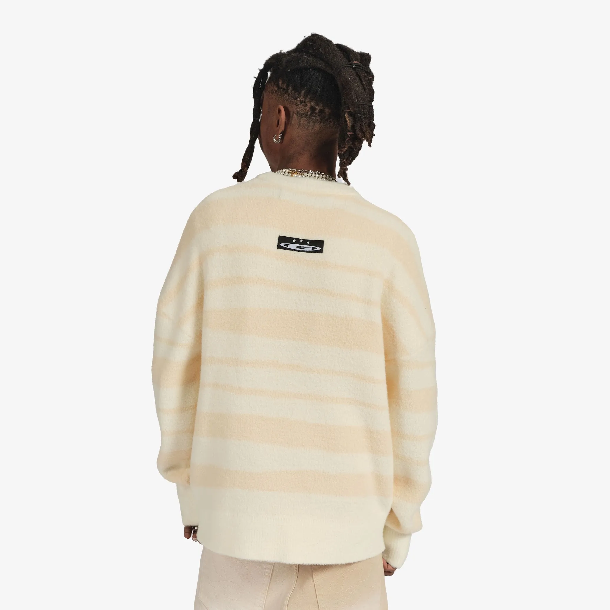 "Neve" Mohair Sweater (ivory/pearl)