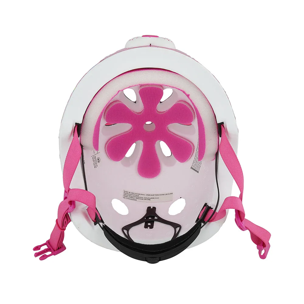 Raskullz Astro Cat Pink Helmet - Toddler Size