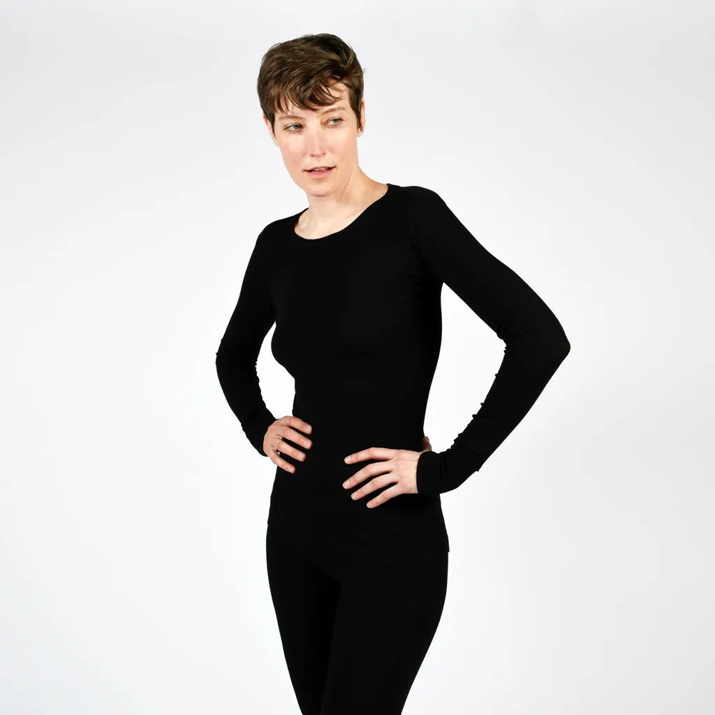 raw edge modern long sleeve
