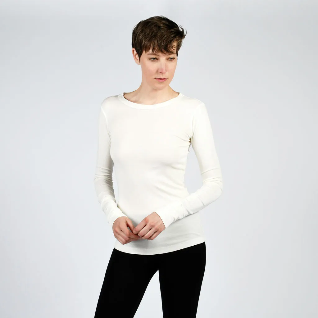 raw edge modern long sleeve