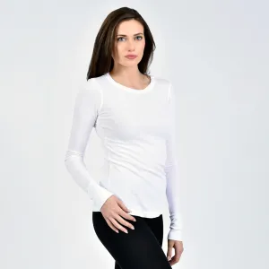raw edge modern long sleeve