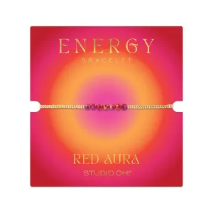 Red Aura Energy Bracelet