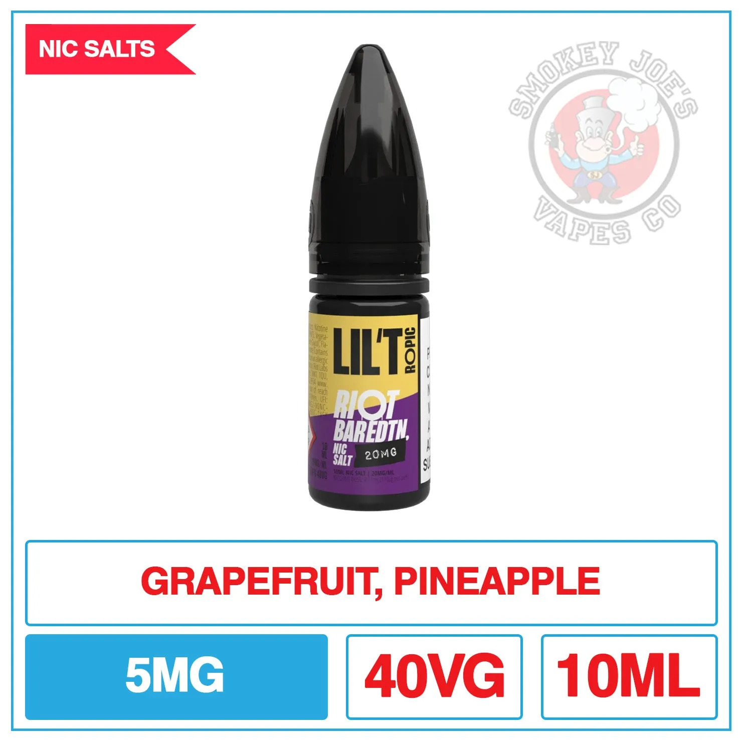Riot bar EDTN - Nic Salt - LiL Tropical