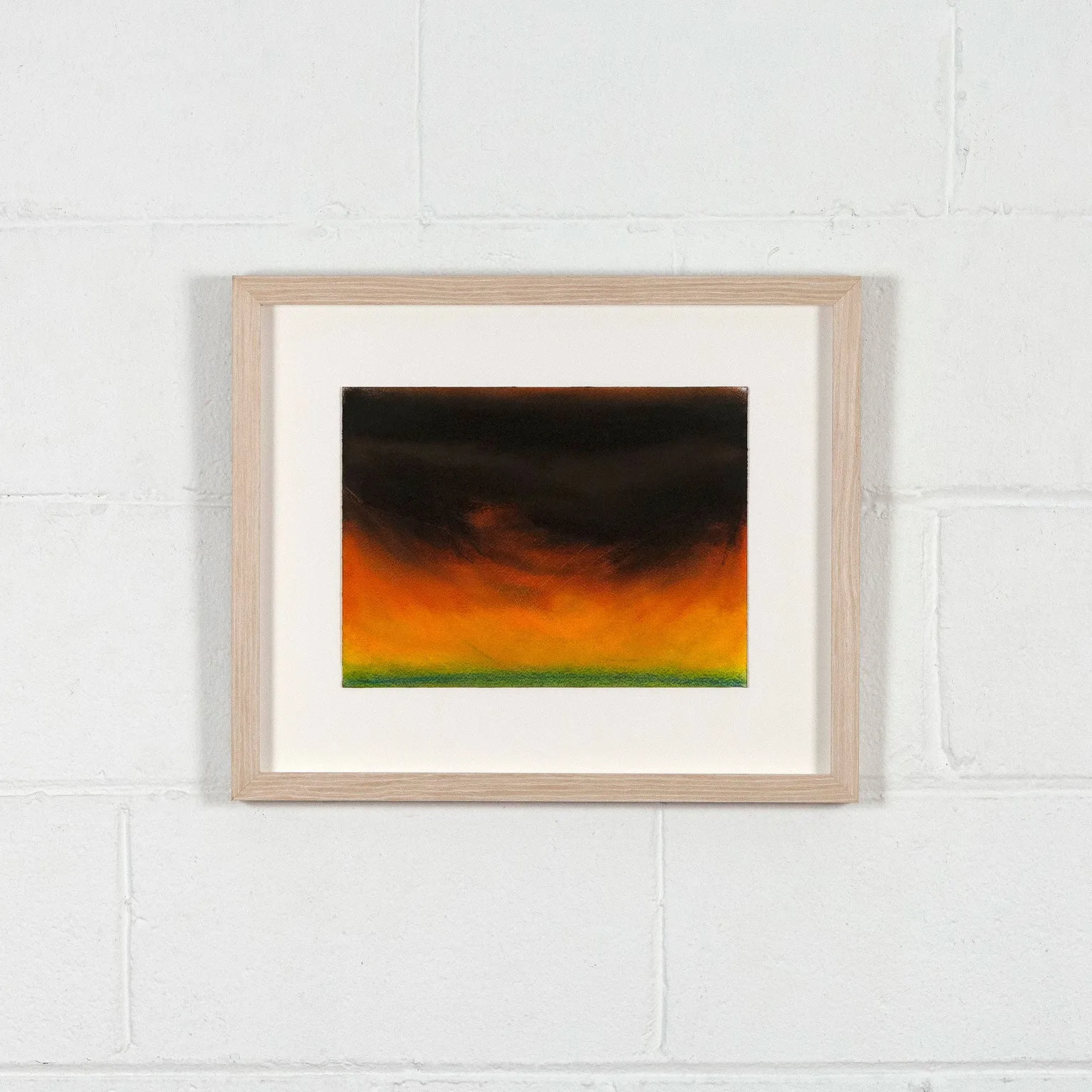 RITA LETENDRE "STORM" PASTEL DRAWING, 1980