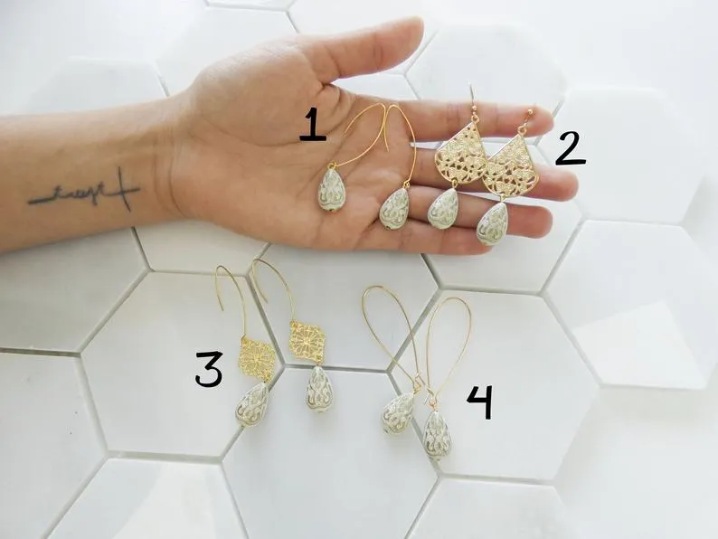 Riviera Boho Beaded Earrings