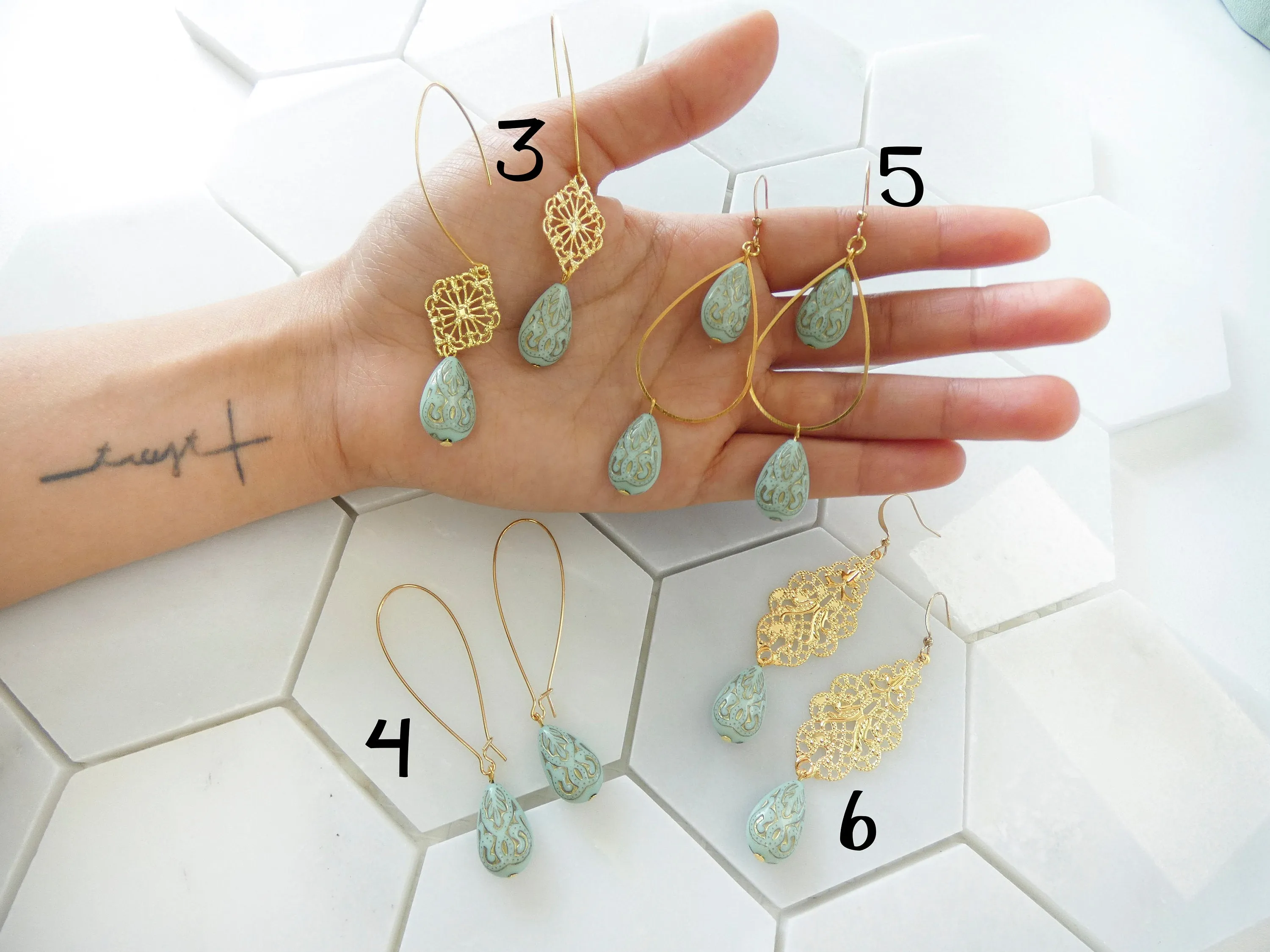 Riviera Boho Beaded Earrings