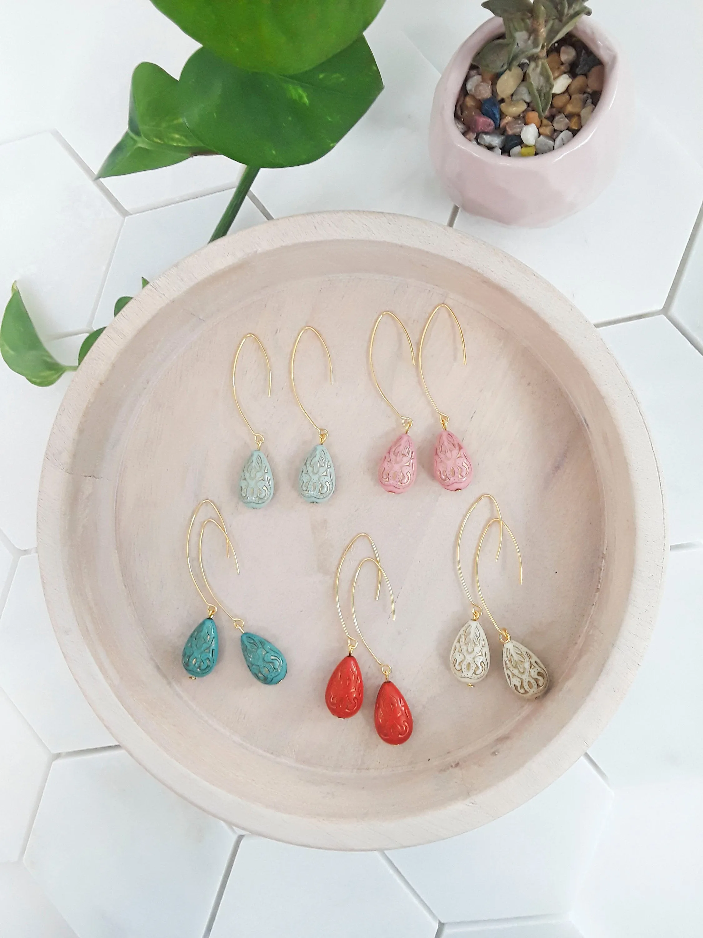 Riviera Boho Beaded Earrings