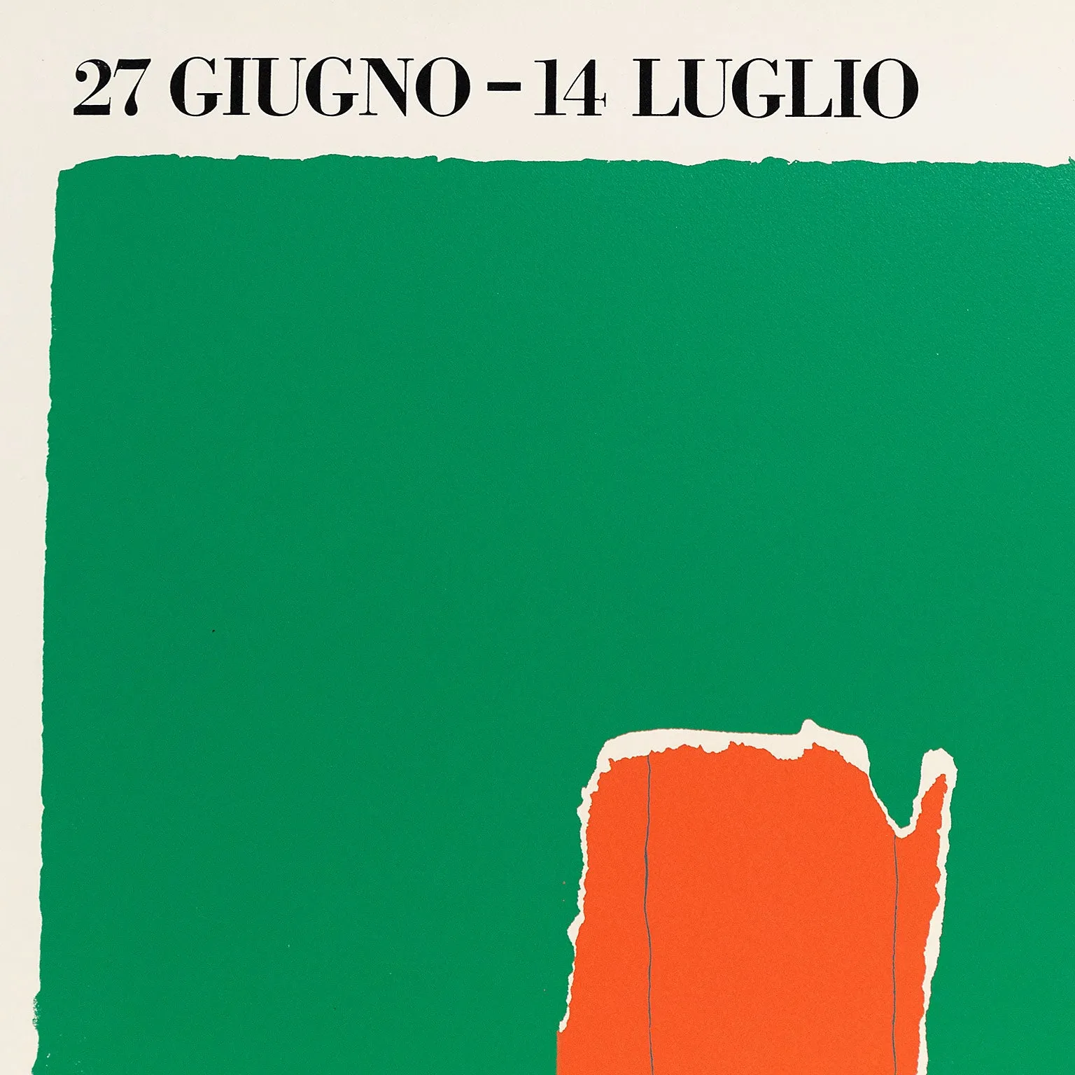 ROBERT MOTHERWELL "SPOLETO" SCREENPRINT, 1968