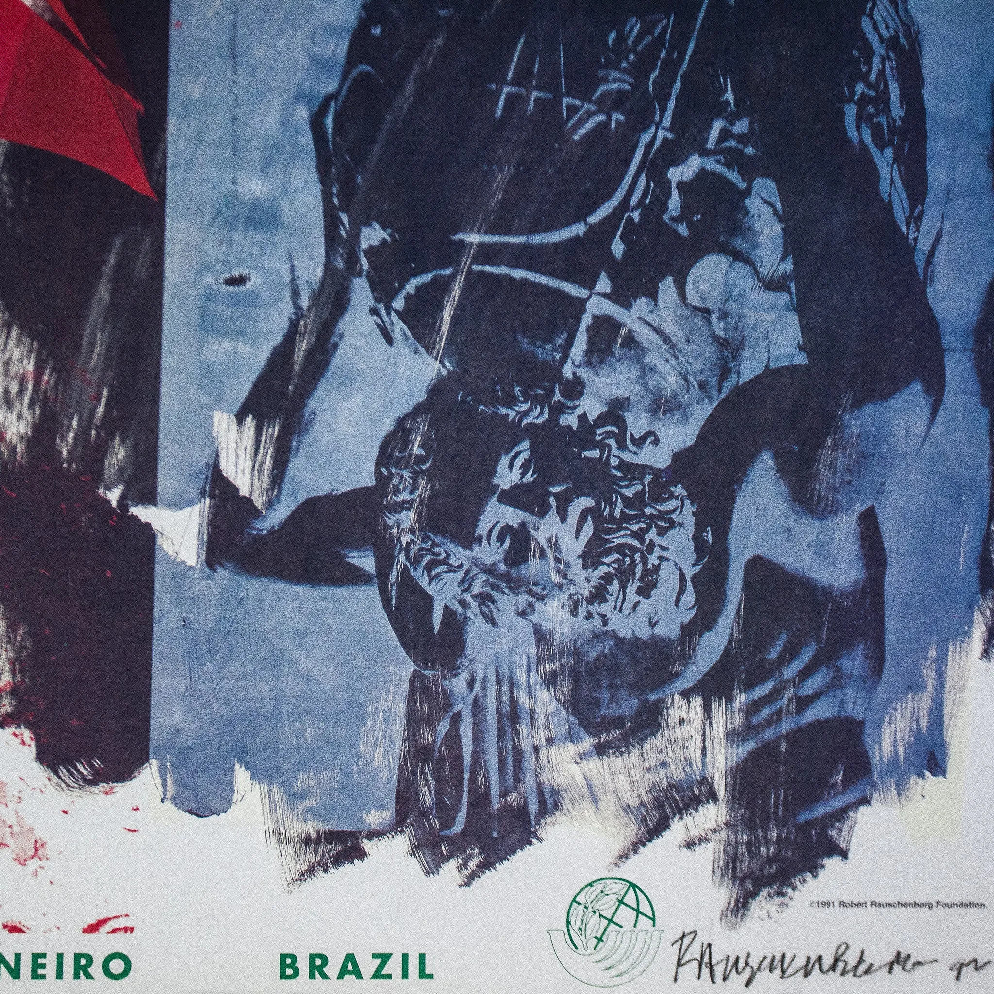 ROBERT RAUSCHENBERG "RIO EARTH SUMMIT" LITHO, 1992