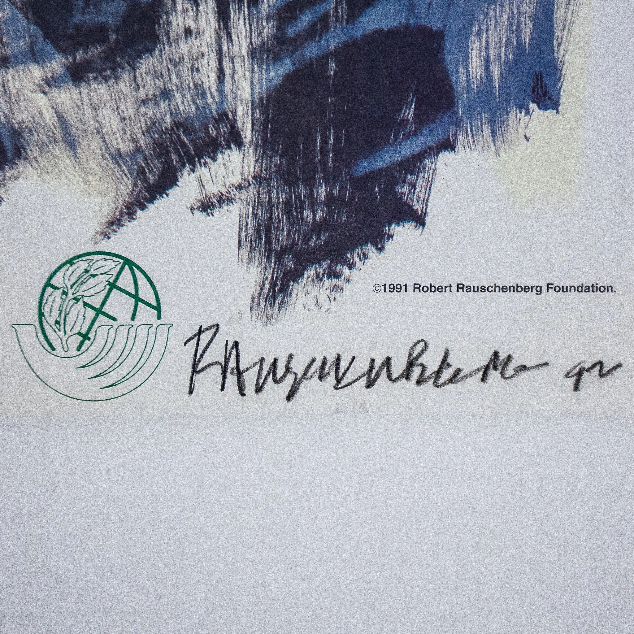 ROBERT RAUSCHENBERG "RIO EARTH SUMMIT" LITHO, 1992