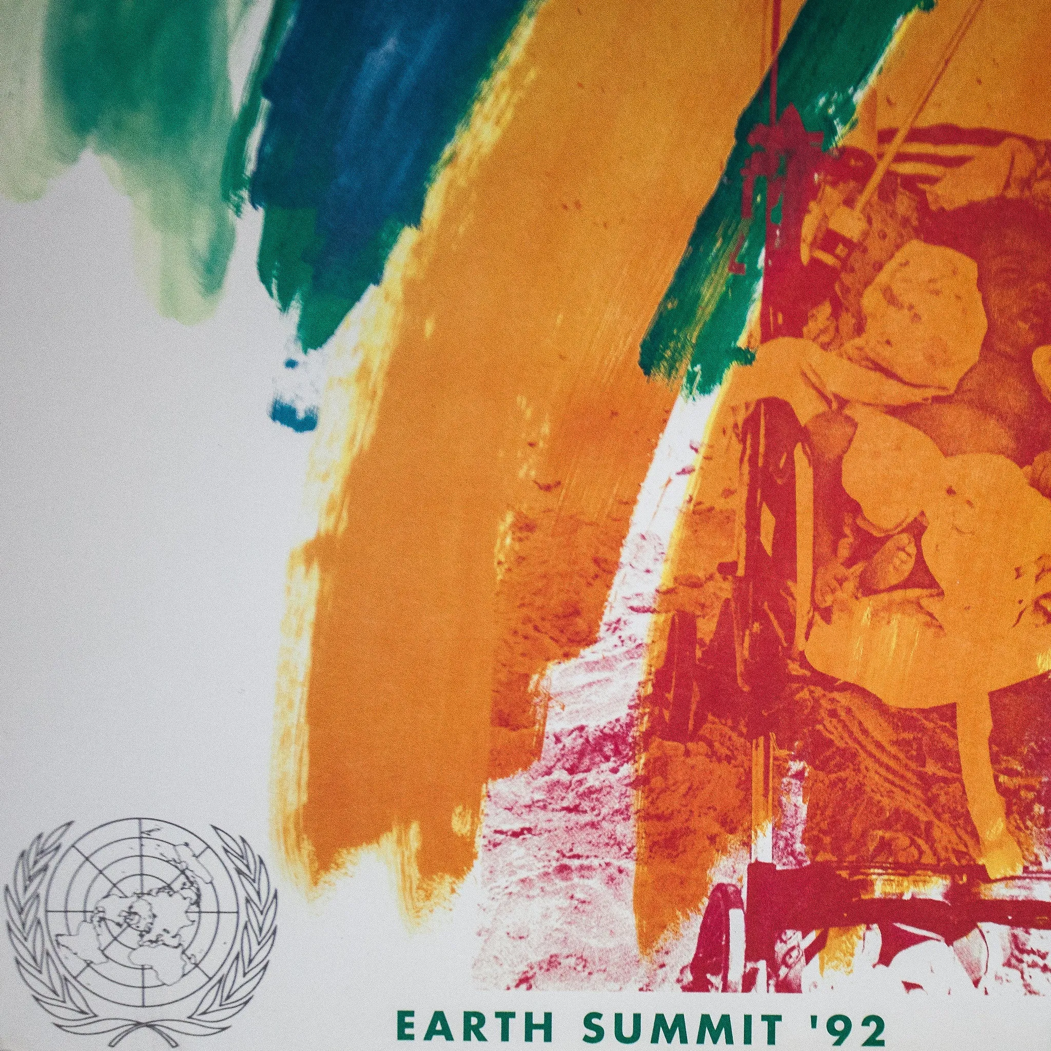 ROBERT RAUSCHENBERG "RIO EARTH SUMMIT" LITHO, 1992