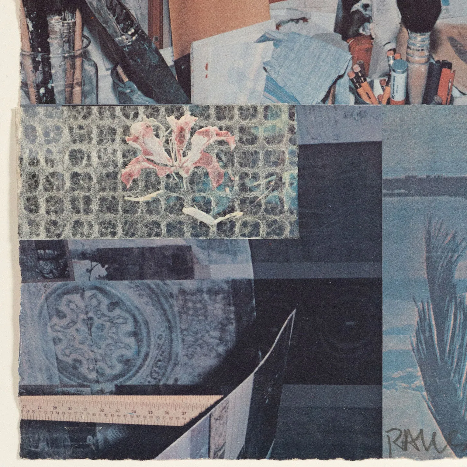 ROBERT RAUSCHENBERG "UMBRELLAS" LITHO, 1983