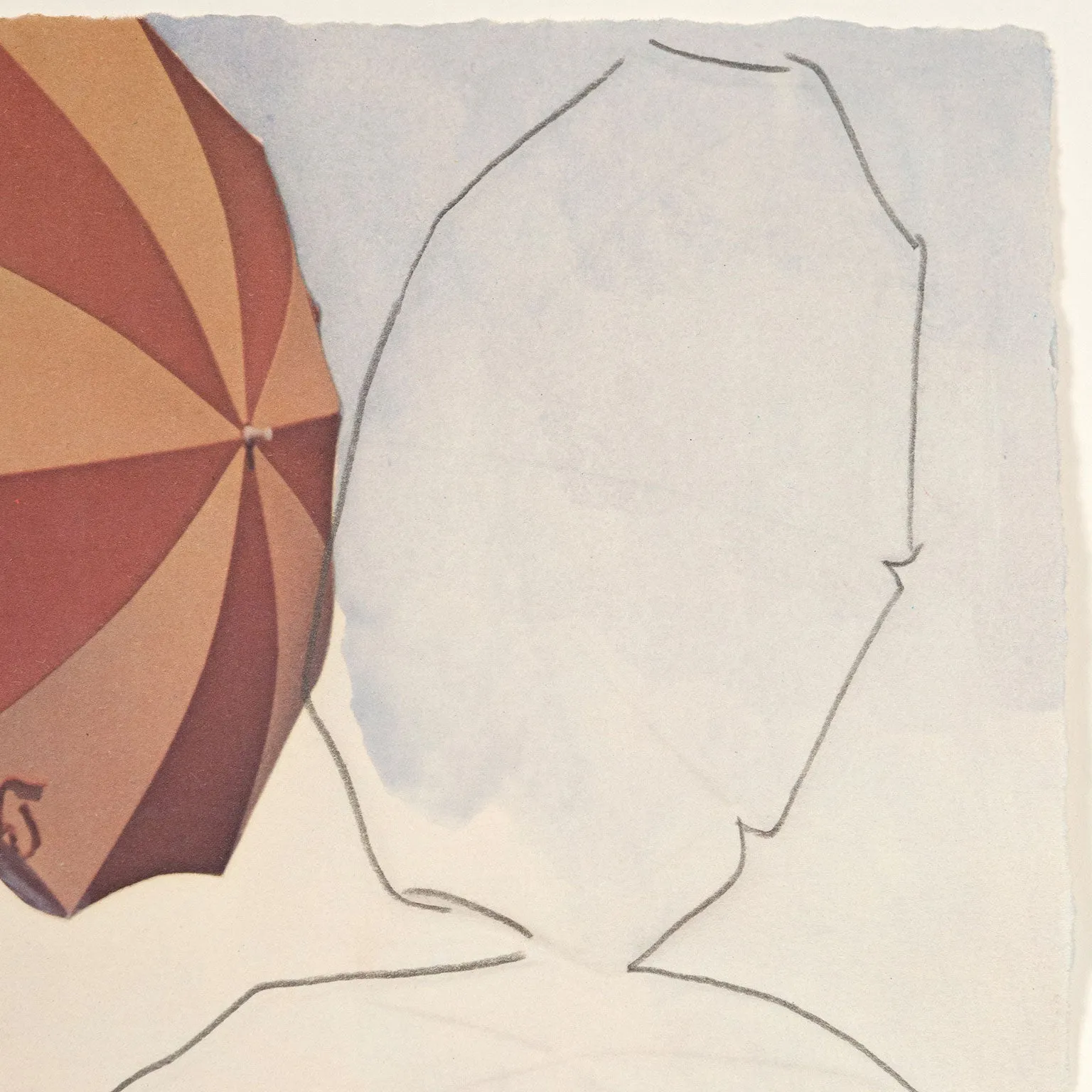 ROBERT RAUSCHENBERG "UMBRELLAS" LITHO, 1983
