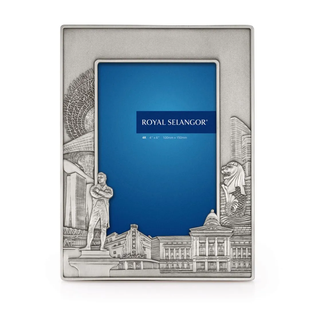 Royal Selangor Hand Finished Singapore Scenes Collection Civic District Photoframe 4R