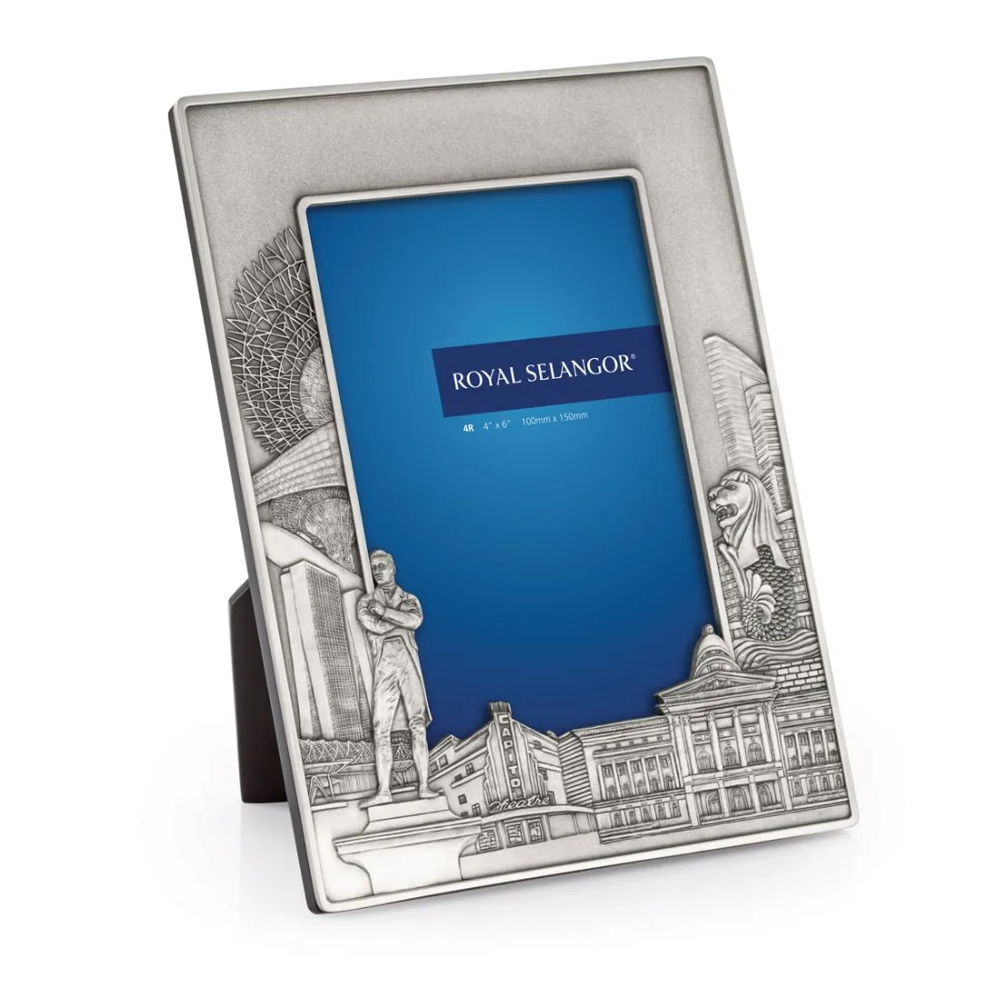 Royal Selangor Hand Finished Singapore Scenes Collection Civic District Photoframe 4R