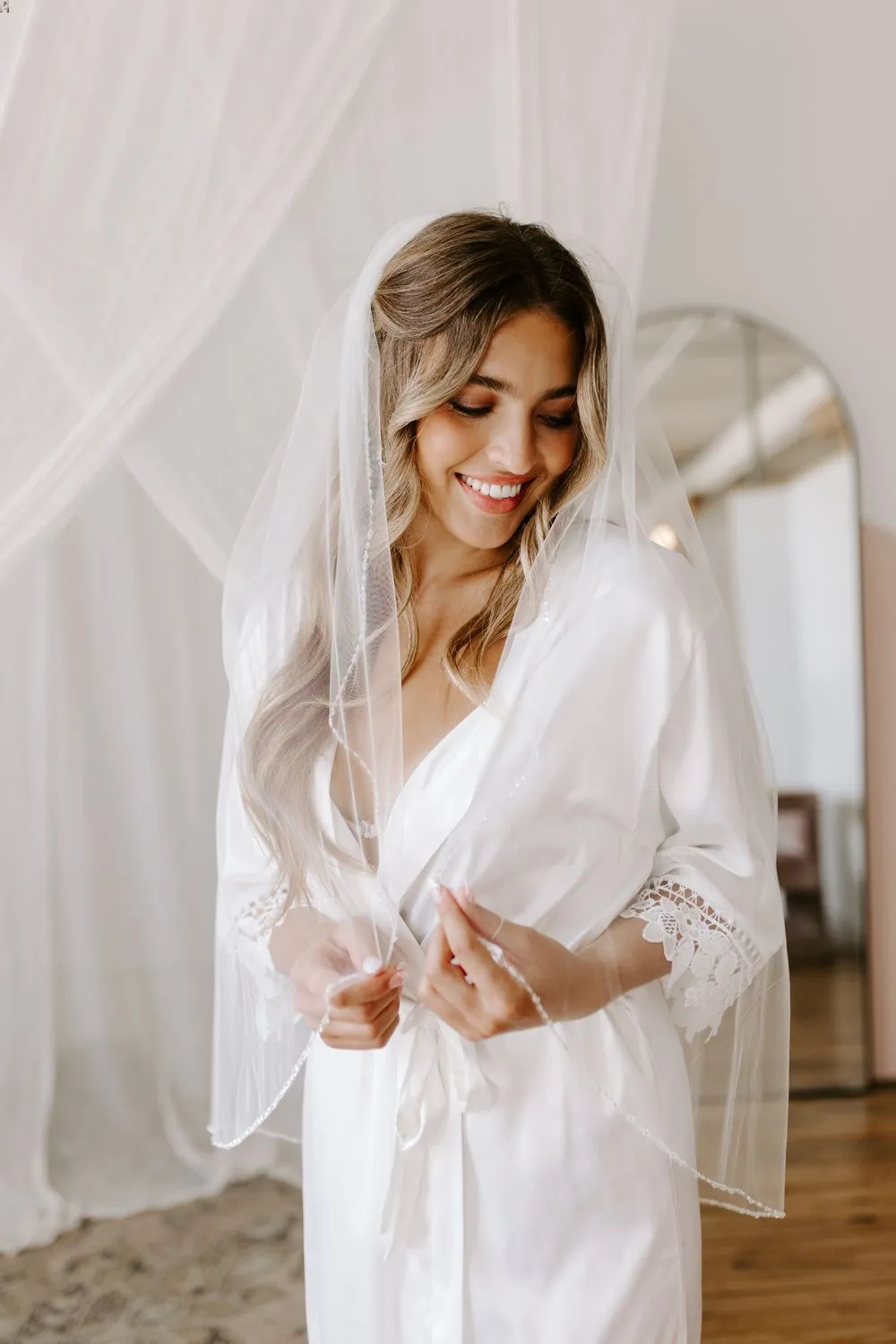Roycebridal Kennedy Blue Ella Crystal Edge Veil