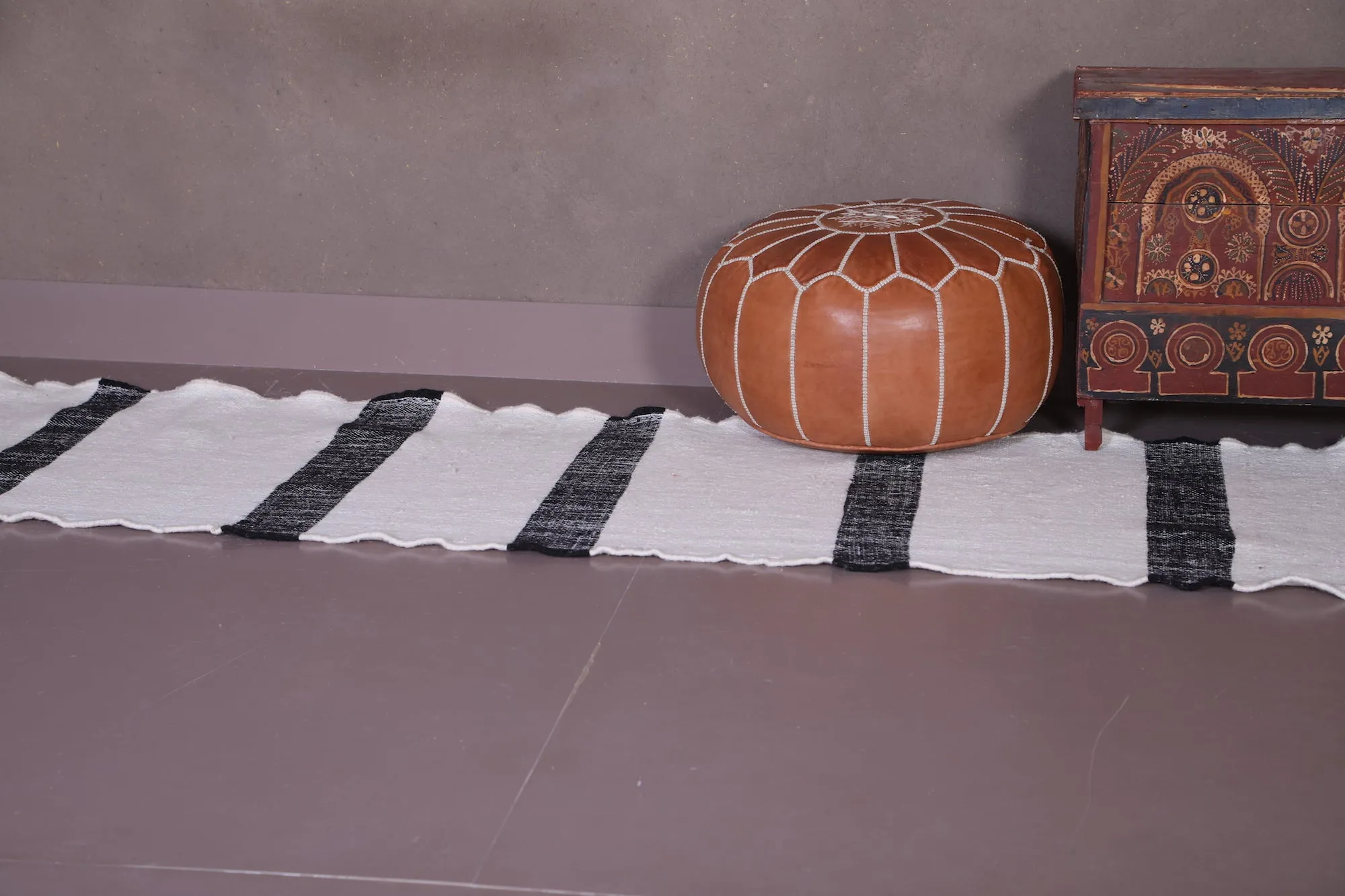 Runner handmade rug - custom moroccan carpet - Wool rug