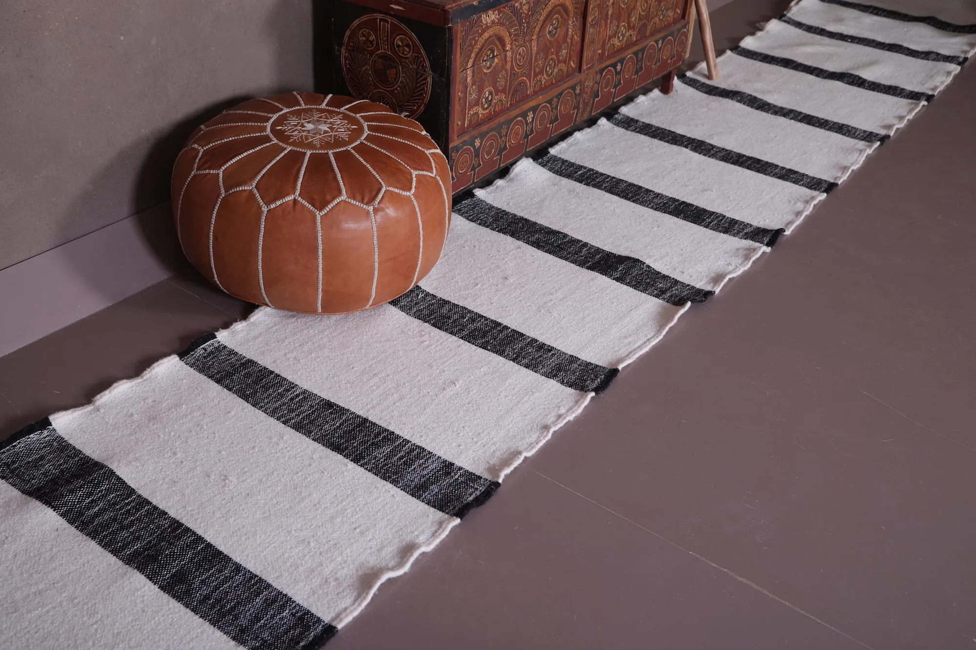 Runner handmade rug - custom moroccan carpet - Wool rug