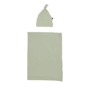 Sage Swaddle Beanie Set