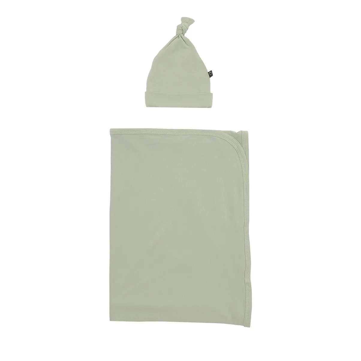 Sage Swaddle Beanie Set