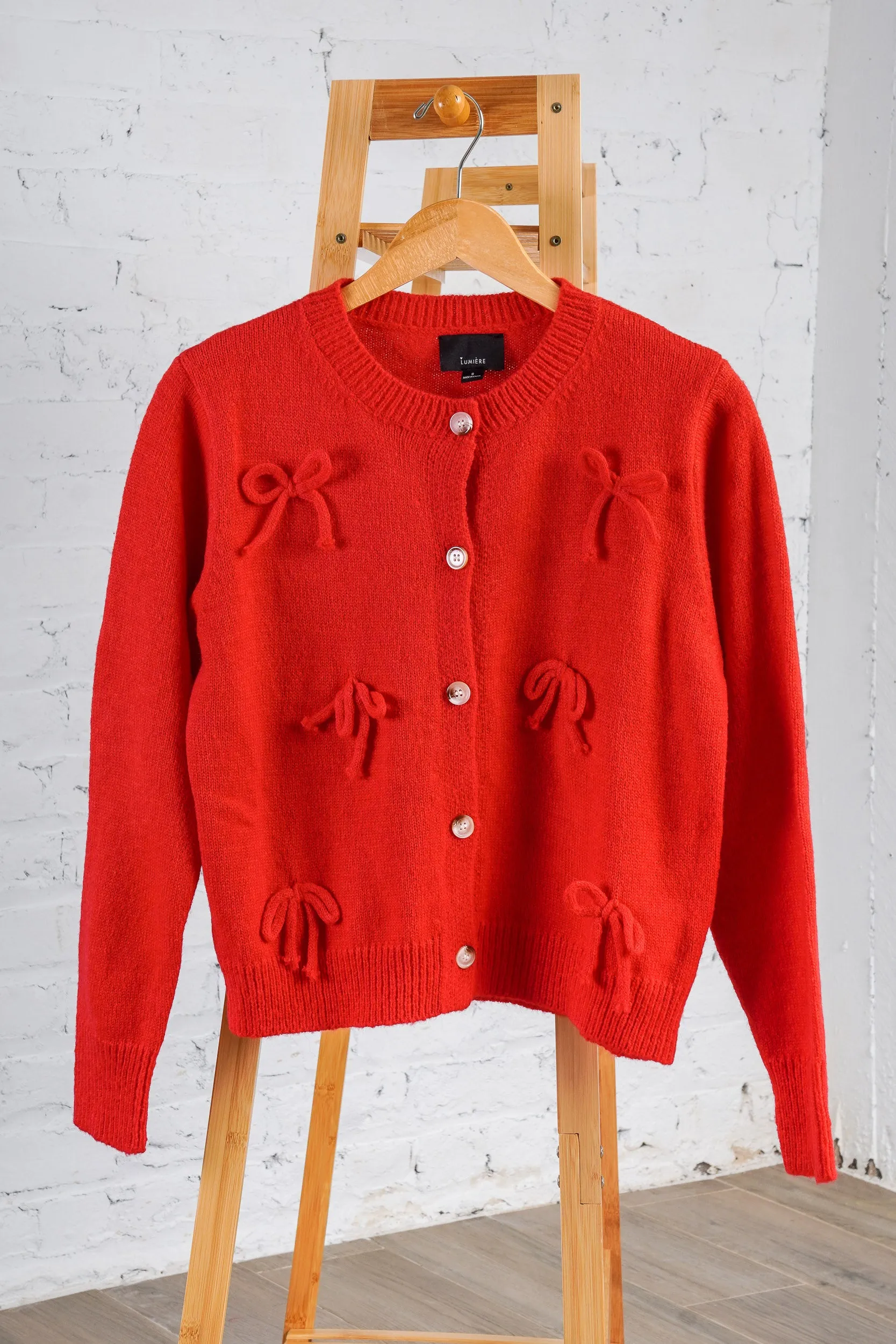 Scarlet Bow Cardigan