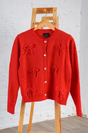 Scarlet Bow Cardigan