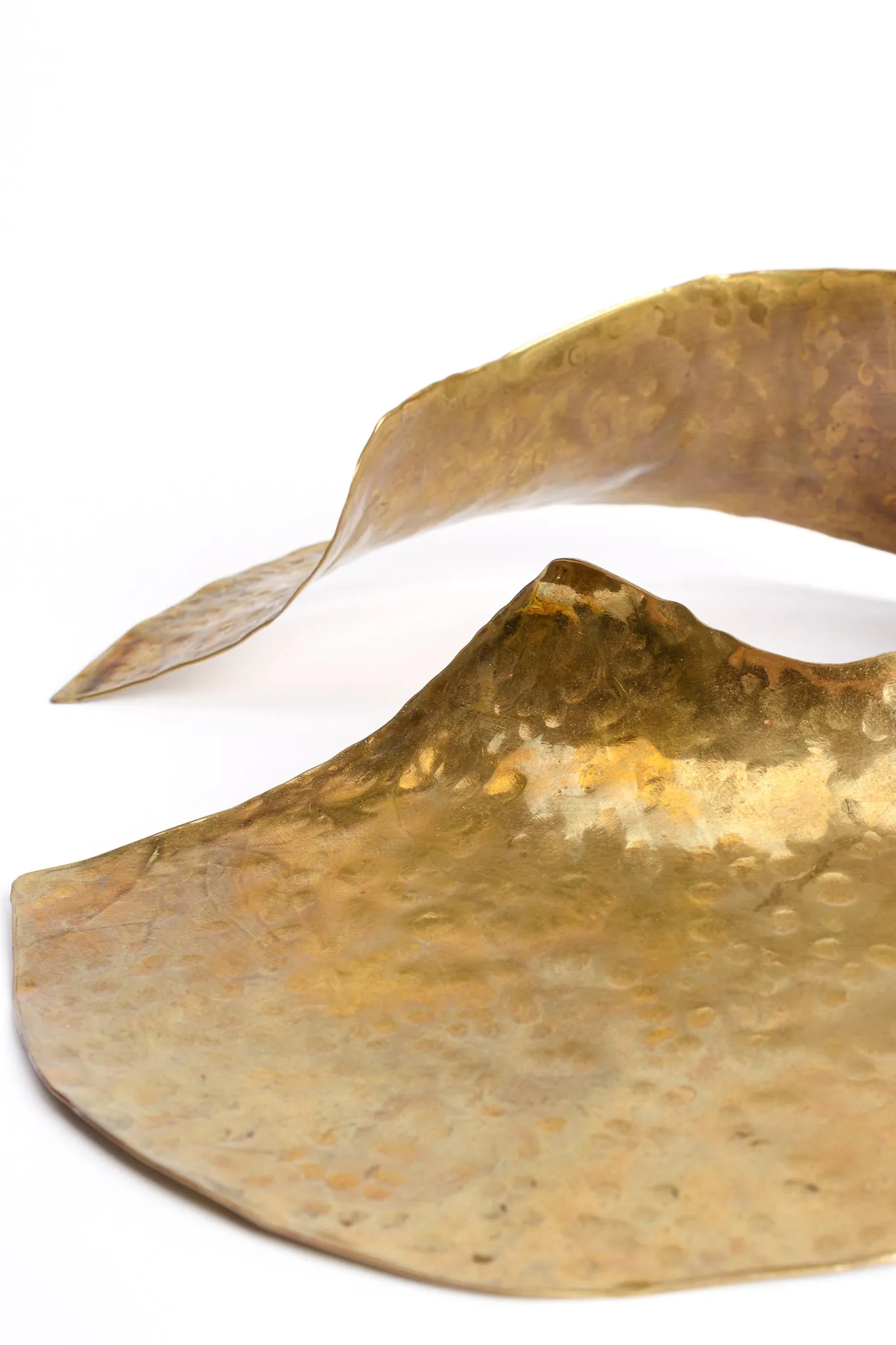 Sculptural Hammered Collar Necklace