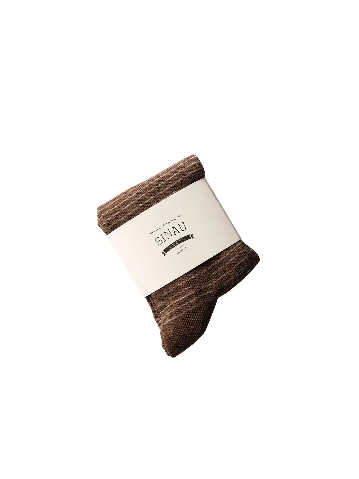 Sinau Socks Krata Wine Dark Brown