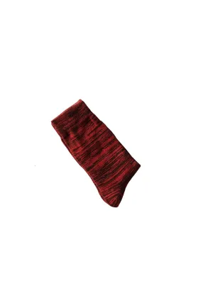 Sinau Socks Sashi Maroon